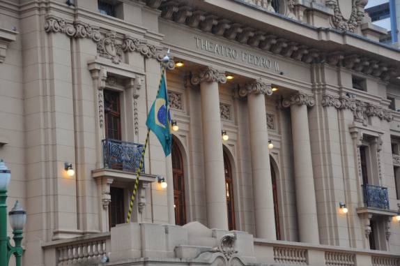 O histórico teatro Pedro II, em Ribeirão Preto - SP
